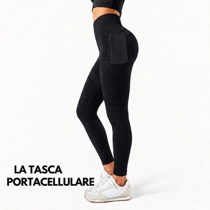GlowLeggings 3D Con Tasca